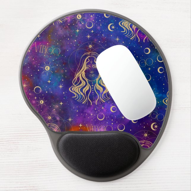 Virgo Galaxy Gel Mouse Pad (Left Side)