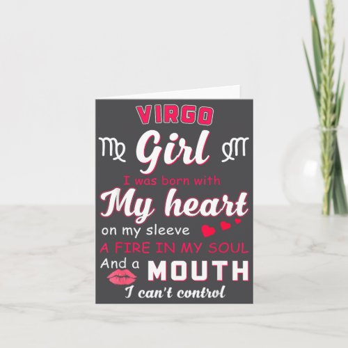 Virgo Girl Funny Quote With Zodiac Sign Birthday I