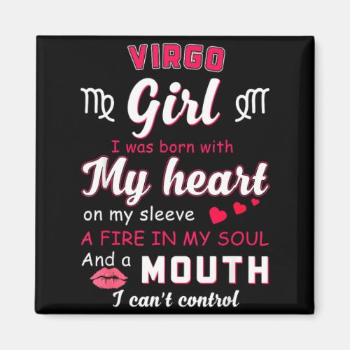 Virgo Girl Funny Quote With Zodiac Sign Birthday I