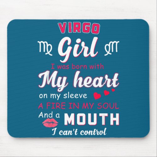 Virgo Girl Funny Quote With Zodiac Sign Birthday I