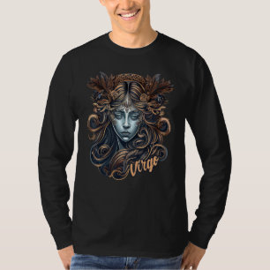 Virgo Girl Greek Goddess Astrology Sign Zodiac Sym T-Shirt