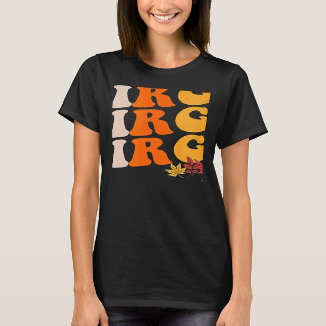 Virgo Girl Zodiac Sign Astrology Fall Vibes Autumn T-Shirt (Front)