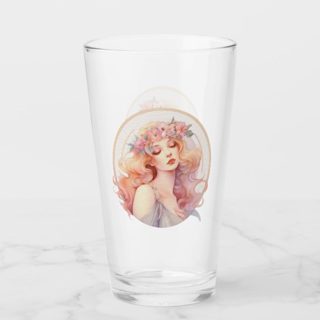 Virgo Glass Cup (Front)