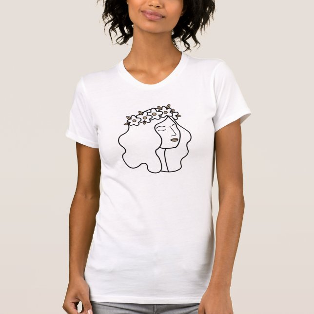 Virgo gold and black zodiac astrology horoscope  T-Shirt (Front)