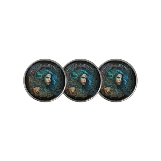 Virgo Golf Ball Marker (3 Up)