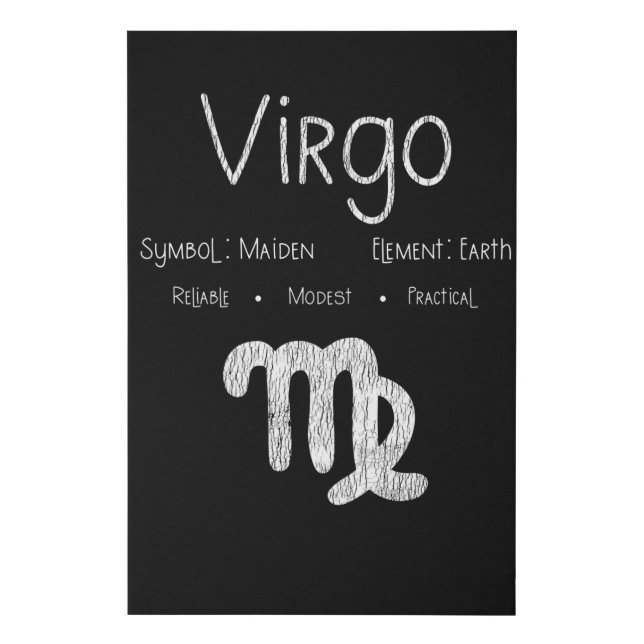 Virgo Horoscope Astrology Star Sign Birthday Gift (Front)