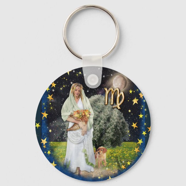 Virgo Keychain (Front)