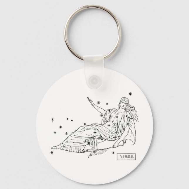 Virgo Keychain (Front)