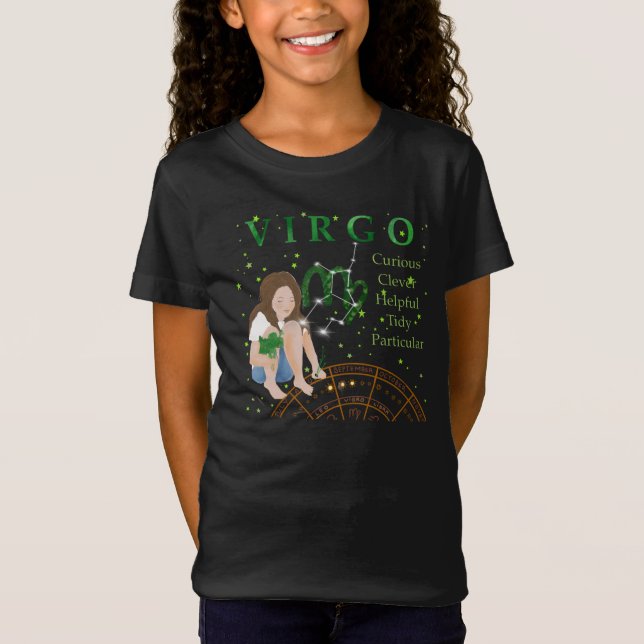 Virgo Kid Zodiac Traits  T-Shirt (Front)