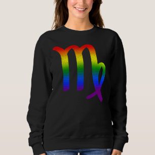 Virgo Lgbt Zodiac Sign Lgbt Rainbow Pride Gay Sweatshirt
