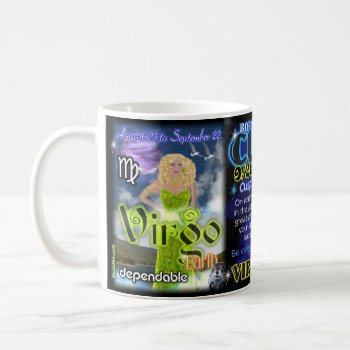 Virgo Libra Cusp Astrology Coffee Mug by ValxArt at Zazzle
