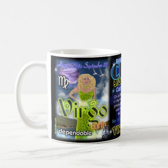 Virgo Libra cusp astrology Coffee Mug (Left)