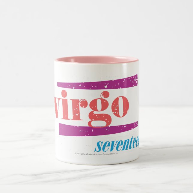 Virgo LtPink Two-Tone Coffee Mug (Center)