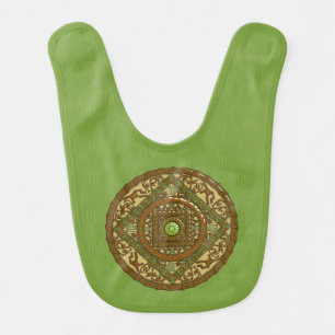 Virgo Mandala Baby Bib