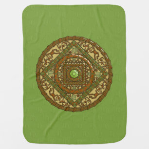 Virgo Mandala Baby Blanket