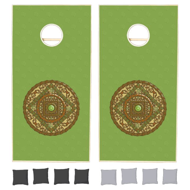 Virgo Mandala Cornhole Set (Set)