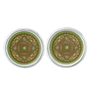 Virgo Mandala Cufflinks