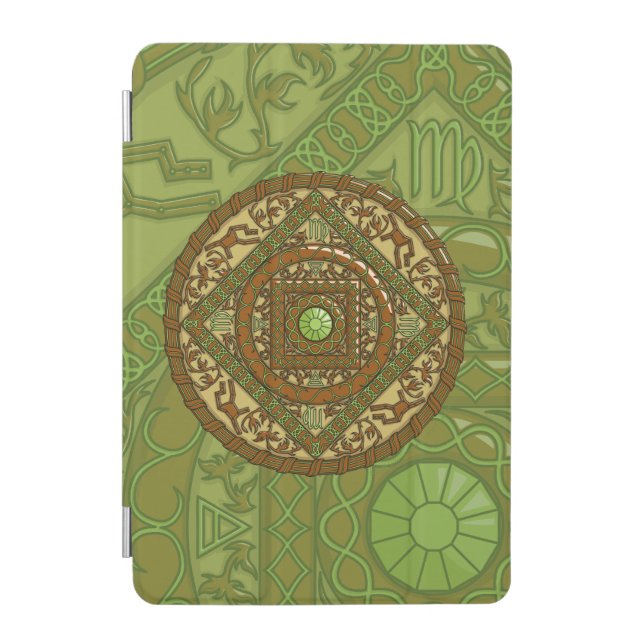 Virgo Mandala iPad Cover (Front)