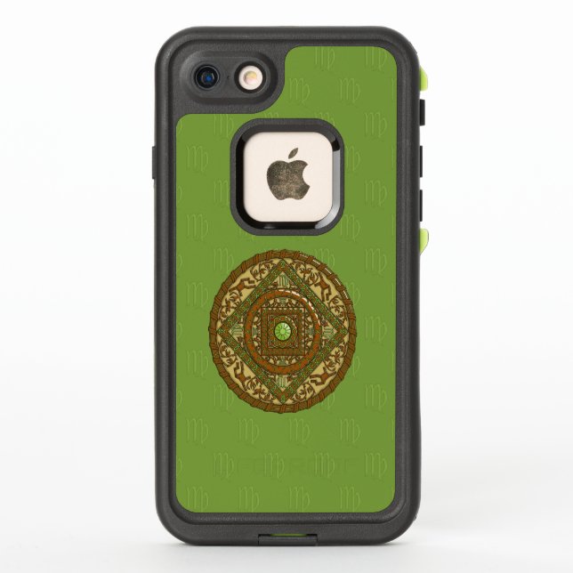 Virgo Mandala Lifeproof Case (Back)