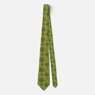 Virgo Mandala Men's Neck Tie