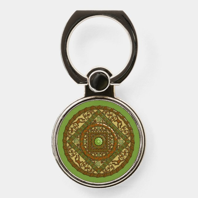 Virgo Mandala Phone Ring (Front)