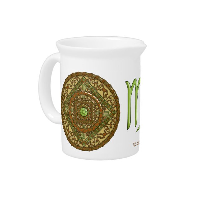 Virgo Mandala Pitcher (Left)