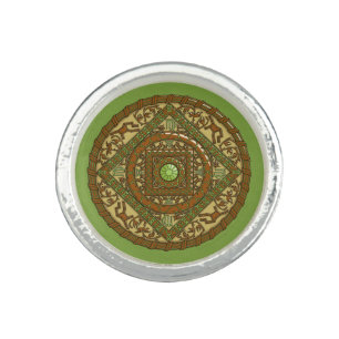 Virgo Mandala Ring
