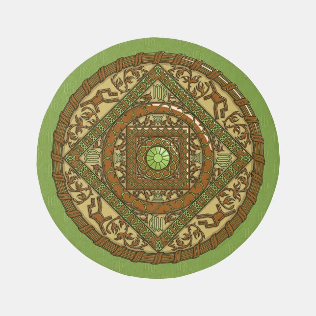 Virgo Mandala Rug (Front)