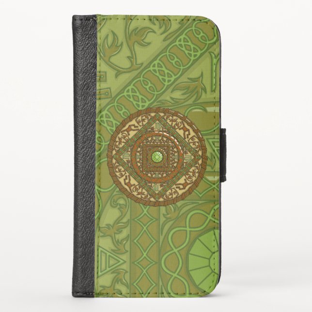 Virgo Mandala Smartphone Wallet Case (Front)