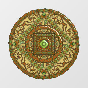 Virgo Mandala Wall Decal