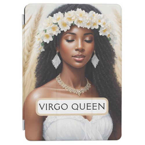 Virgo Melanin Queen Black Woman Zodiac iPad Air Cover