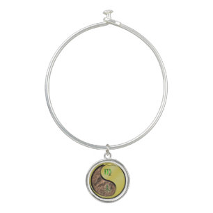 Virgo & Metal Goat Bangle Bracelet