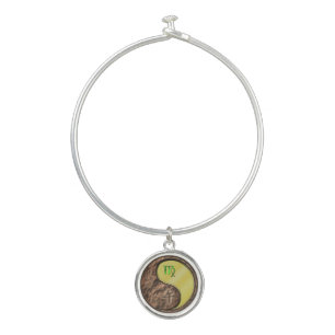 Virgo & Metal Horse Bangle Bracelet