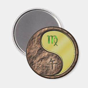 Virgo & Metal Horse Magnet