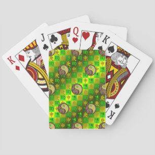 Virgo & Metal Monkey Classic Playing Cards