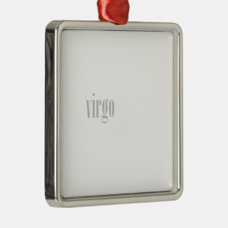 virgo metal ornament
