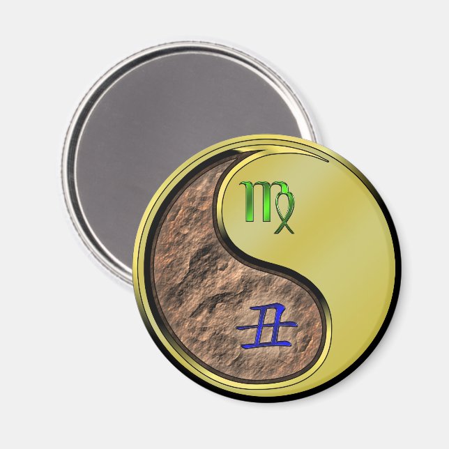 Virgo & Metal Ox Magnet (Front/Back)