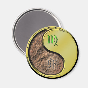Virgo & Metal Rabbit Magnet