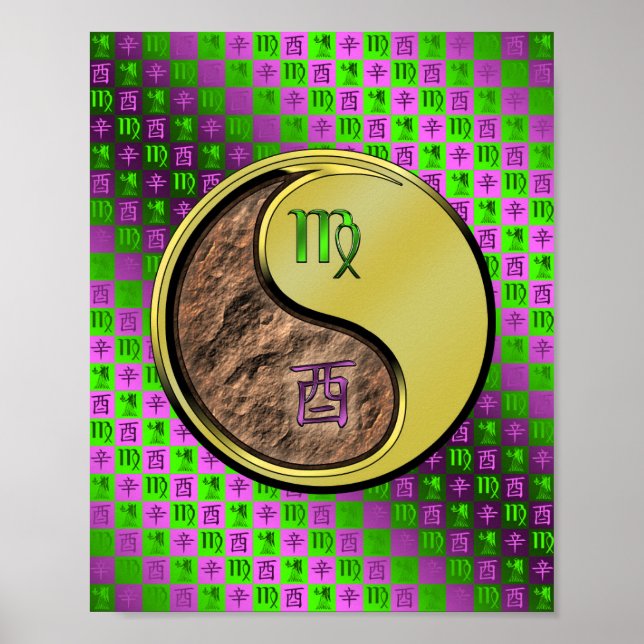 Virgo & Metal Rooster Poster (Front)