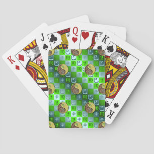 Virgo & Metal Snake Poker Cards