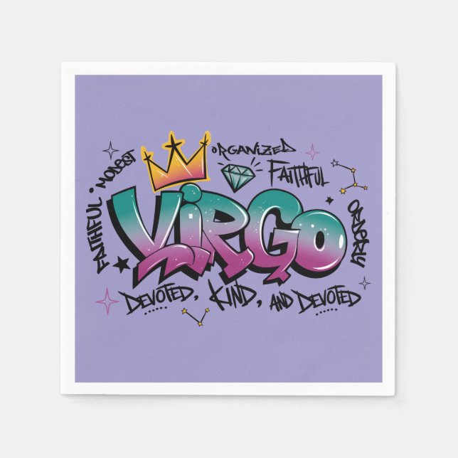 Virgo Napkins (Front)