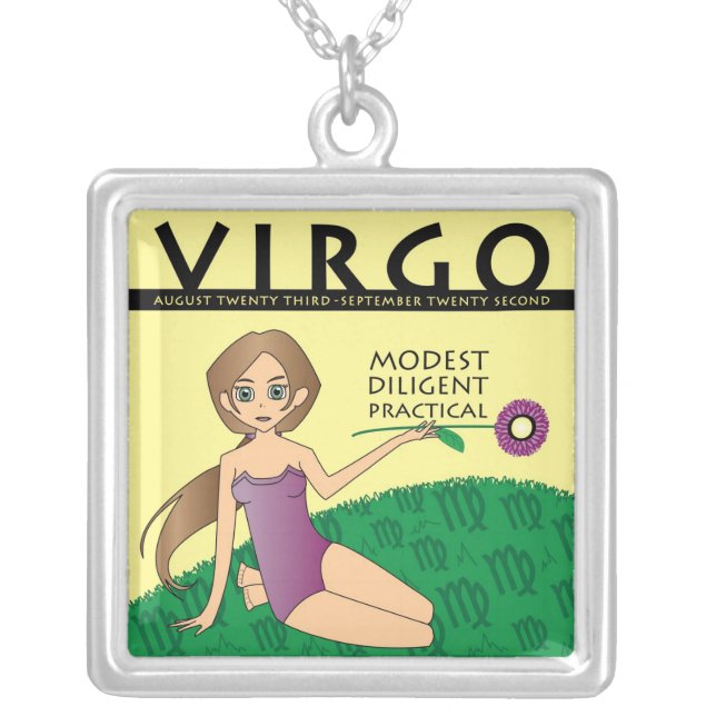 Virgo Pendant Necklace (Front)
