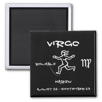 Virgo Personalize Magnet by Lynnes_creations at Zazzle