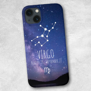 Virgo   Personalized Zodiac Constellation iPhone 13 Case