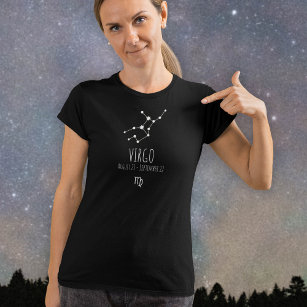 Virgo   Personalized Zodiac Constellation T-Shirt