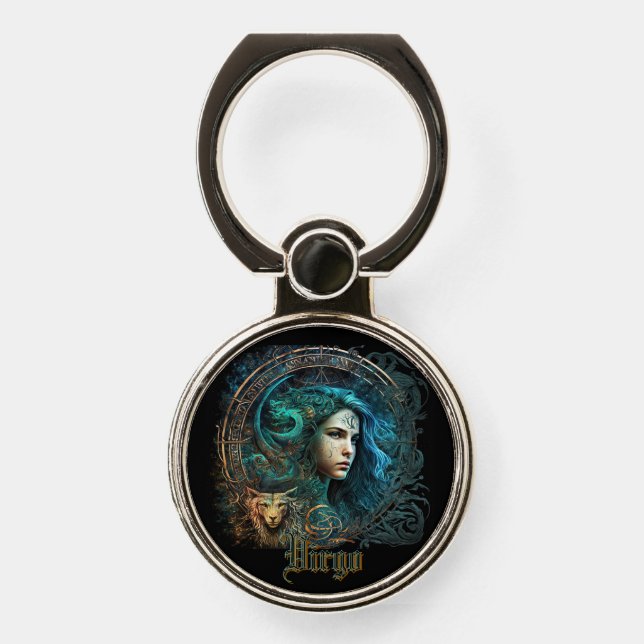 Virgo Phone Ring Stand (Front)