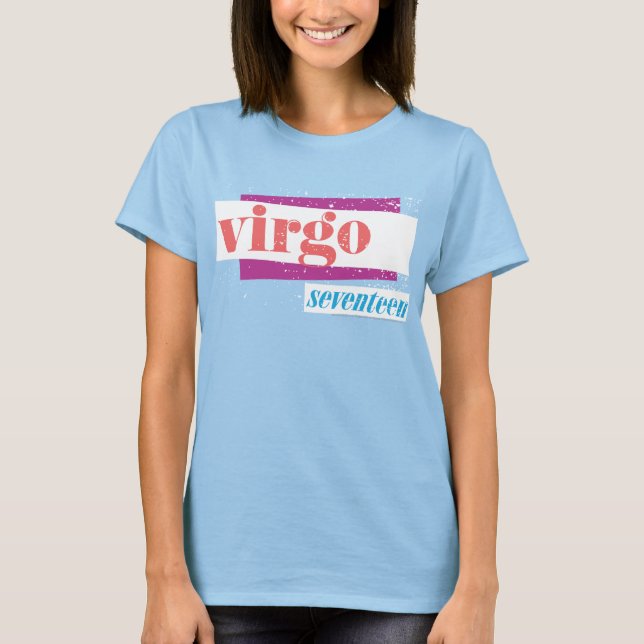 Virgo Pink T-Shirt (Front)