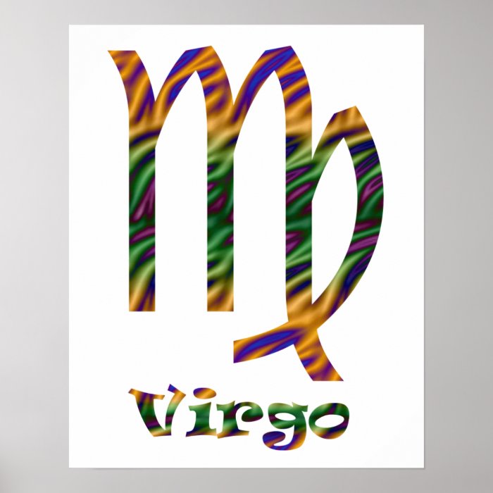 Virgo Psychedelic Print