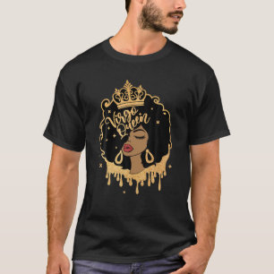 Virgo Queen Afro Queen African Americans T-Shirt