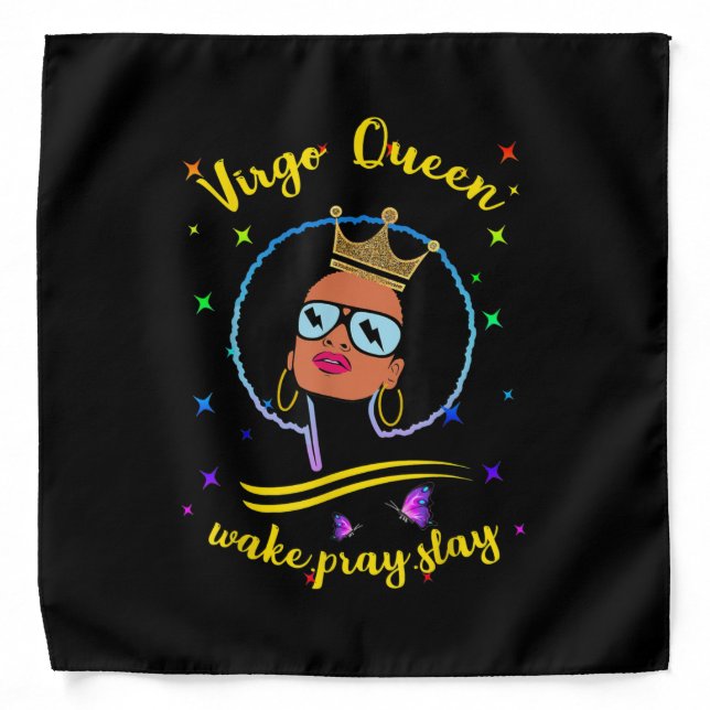 Virgo Queens Are Born in August 23  September 22 Bandana (Front)